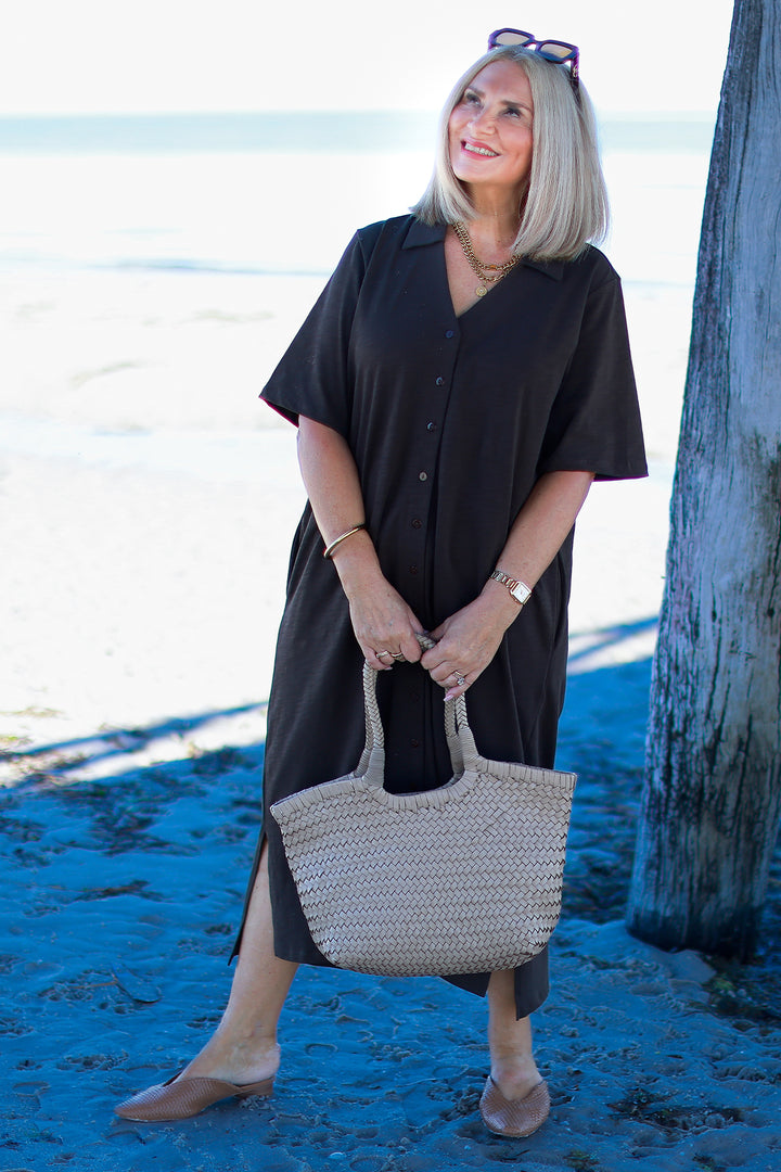 Giselle Collared Tee Dress | COCO