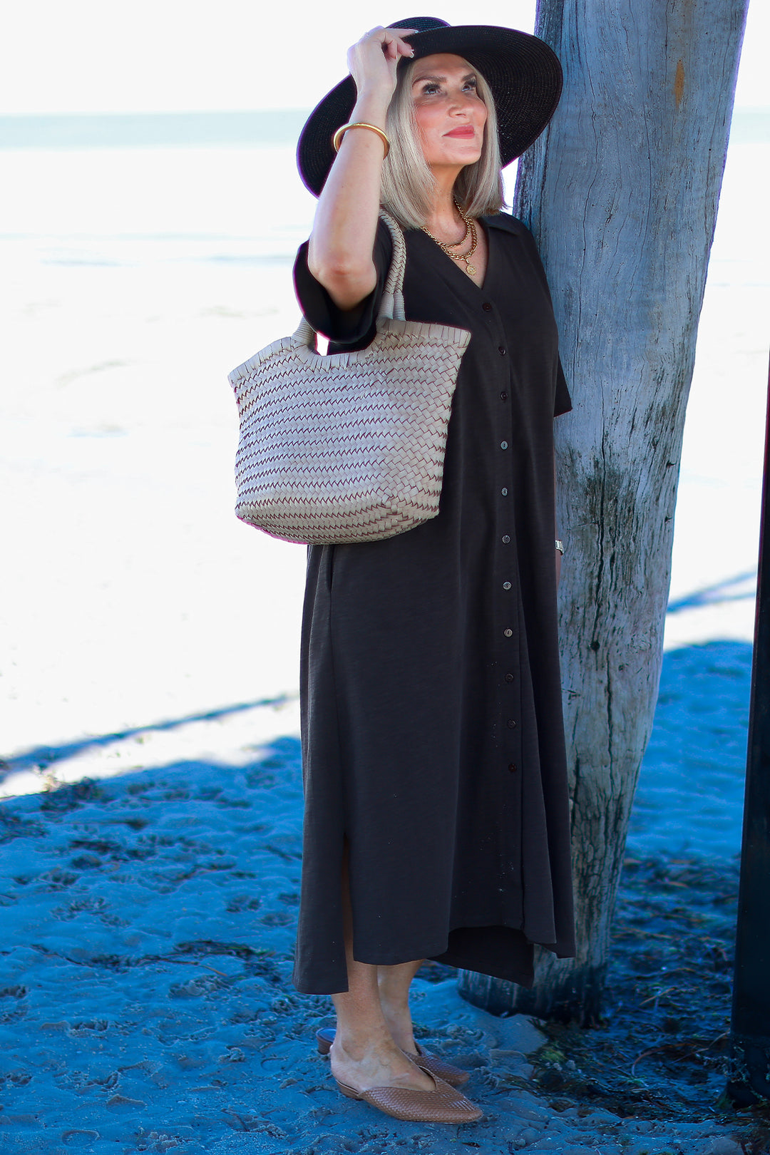 Giselle Collared Tee Dress | COCO