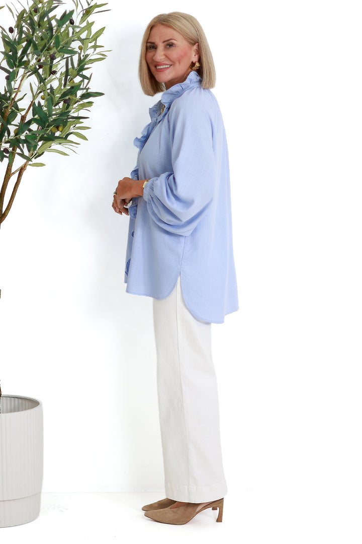 Alexandra Relaxed Shirt | BLUE