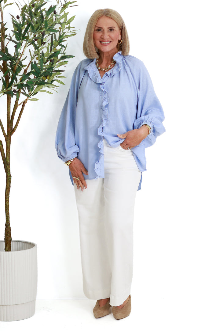 Alexandra Relaxed Shirt | BLUE