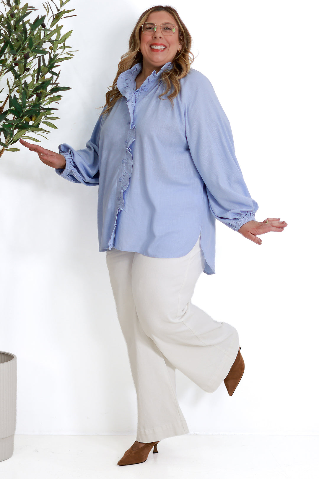 Alexandra Relaxed Shirt | BLUE