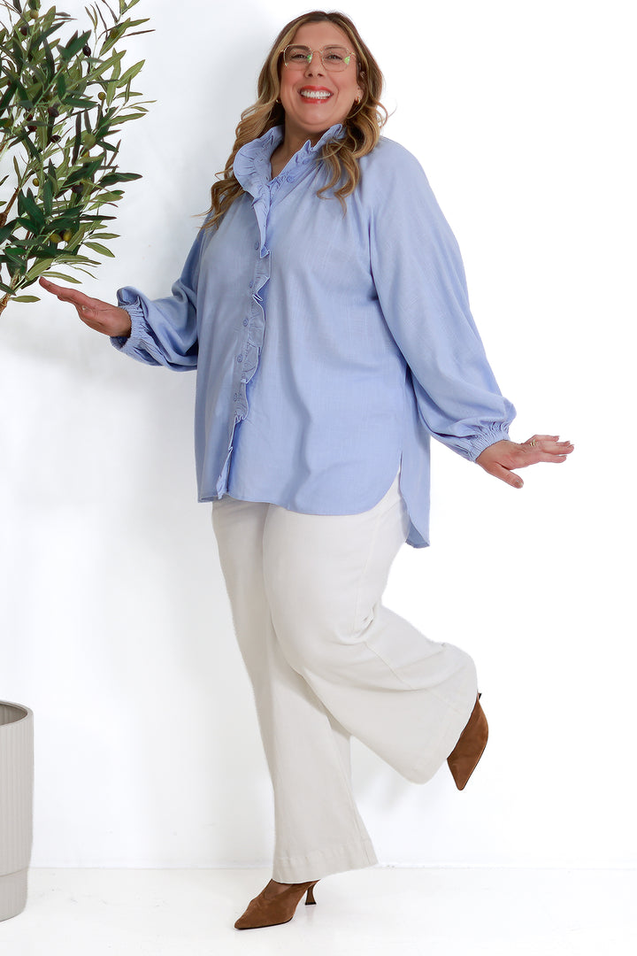 Alexandra Relaxed Shirt | BLUE