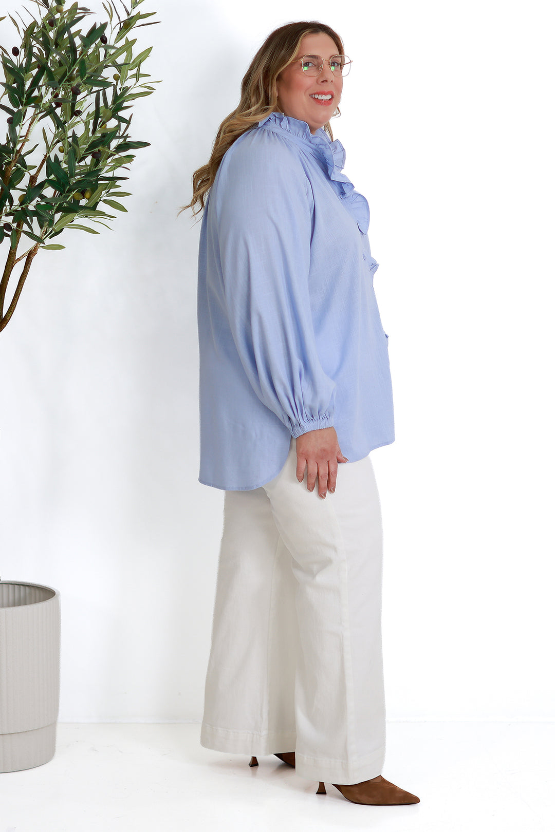 Alexandra Relaxed Shirt | BLUE