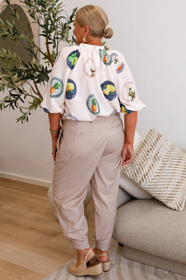 Tapered Pant - Beige