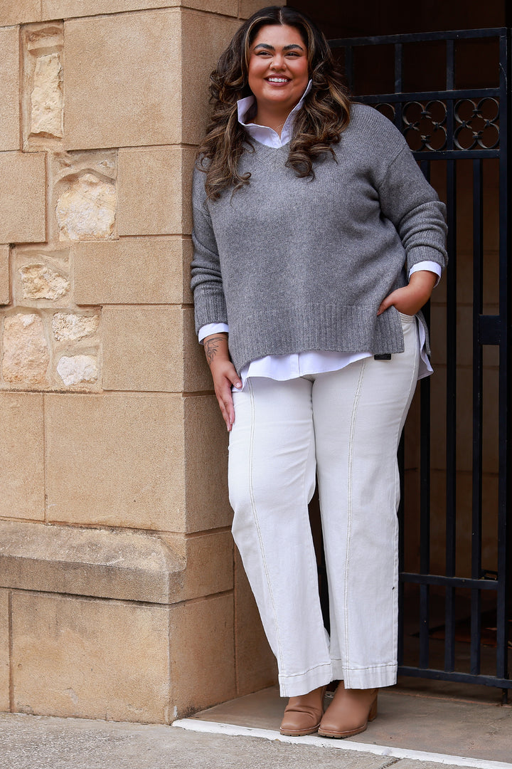 Diora Slouch Knit | CHARCOAL