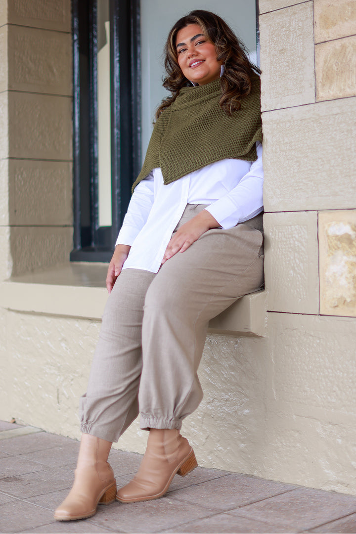 Kali Pants | Latte Taupe