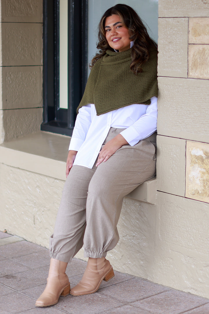 Kali Pants | Latte Taupe