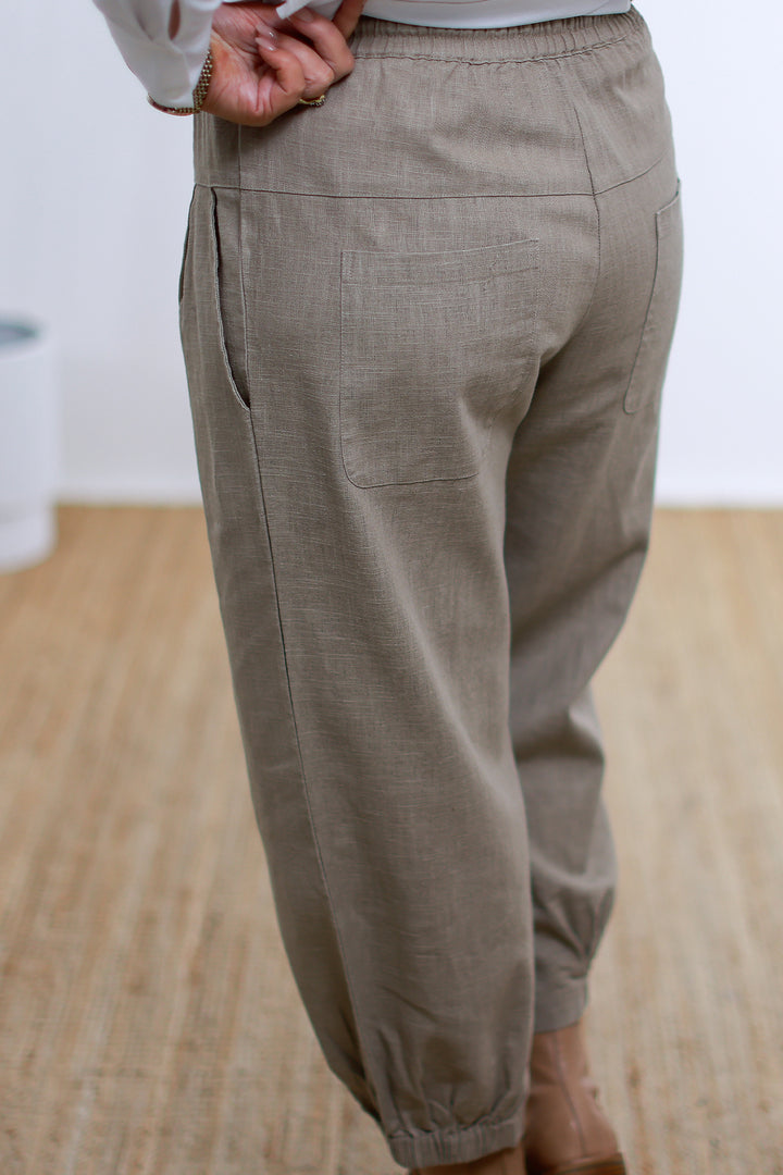 Kali Pants | Latte Taupe