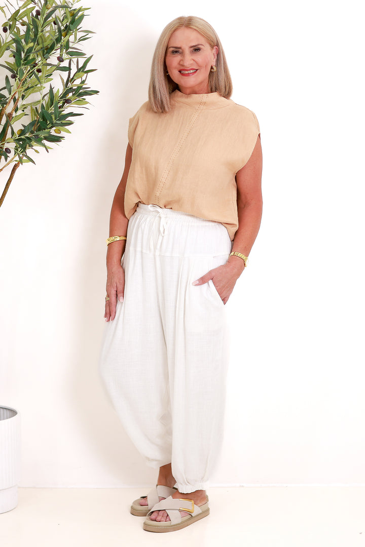 Kali Lite Pants | MILK WHITE