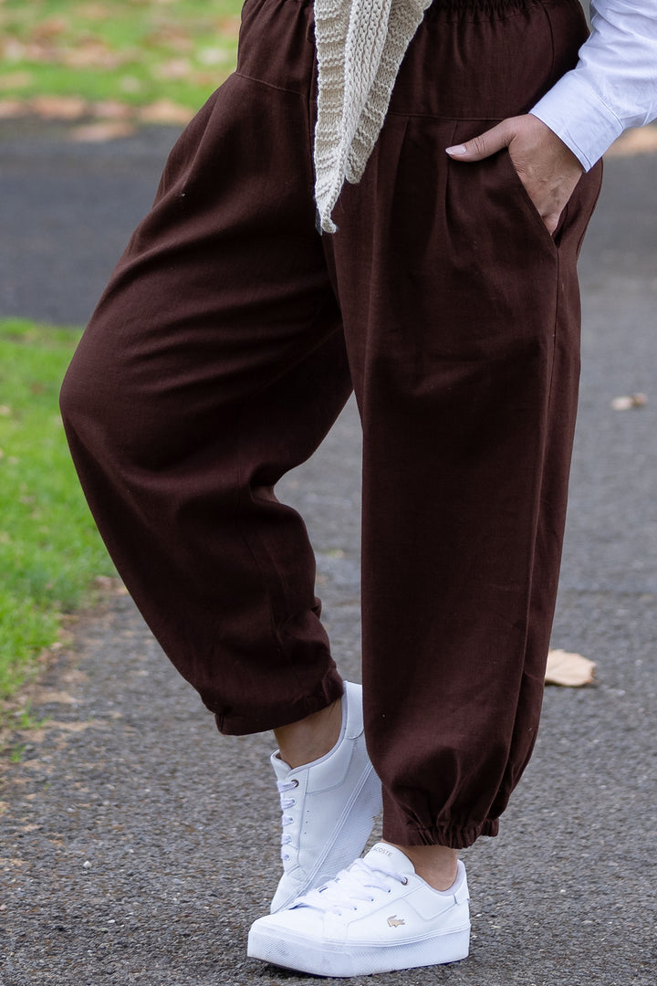 Kali Pants | Choc Brown