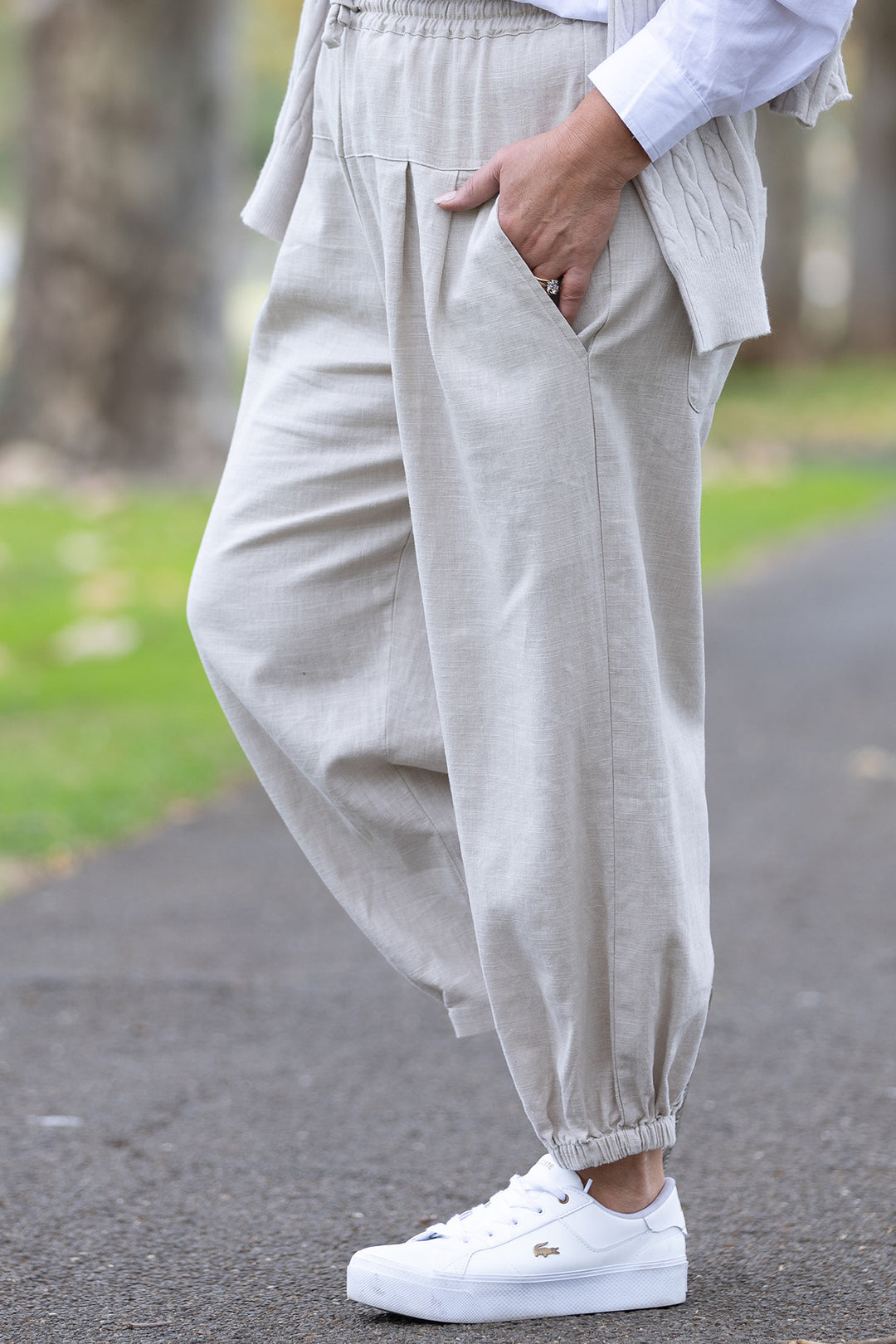 Kali Pants | Coconut Beige