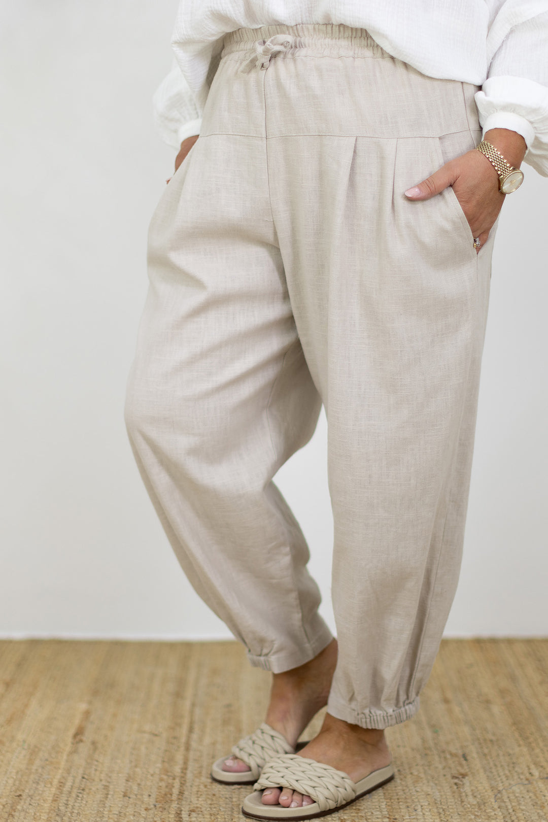 Kali Pants | Coconut Beige