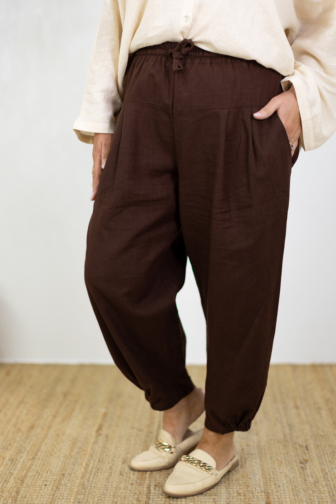 Kali Pants | Choc Brown