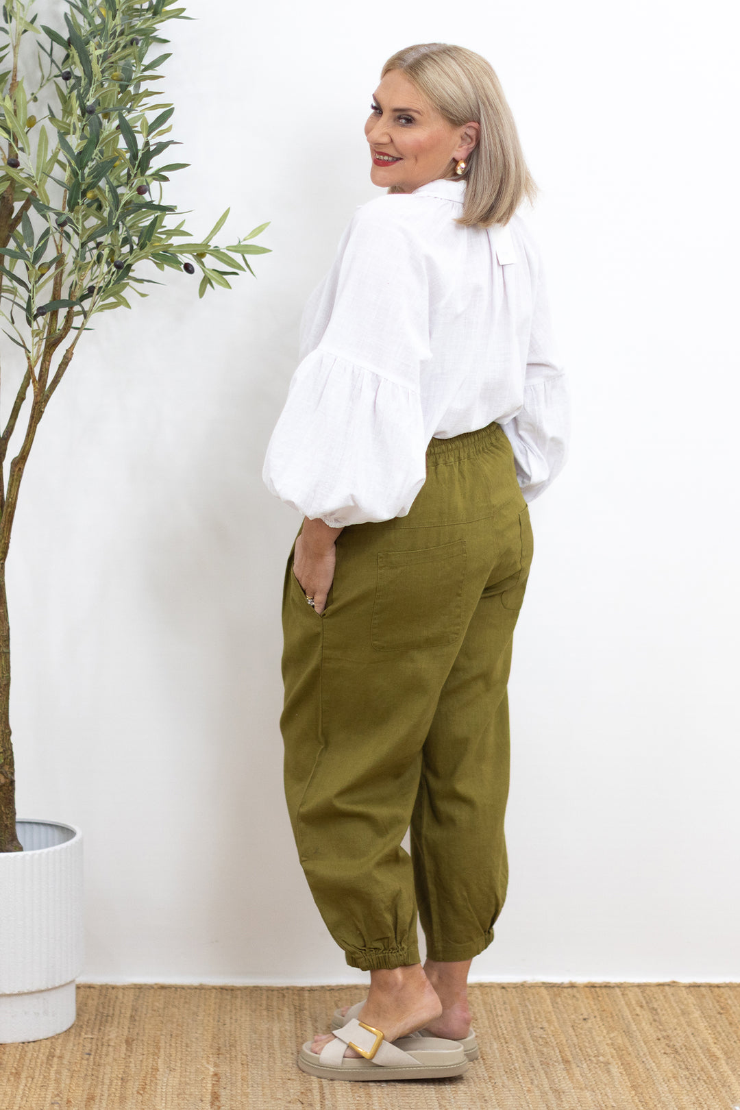 Kali Pants | Chartreuse