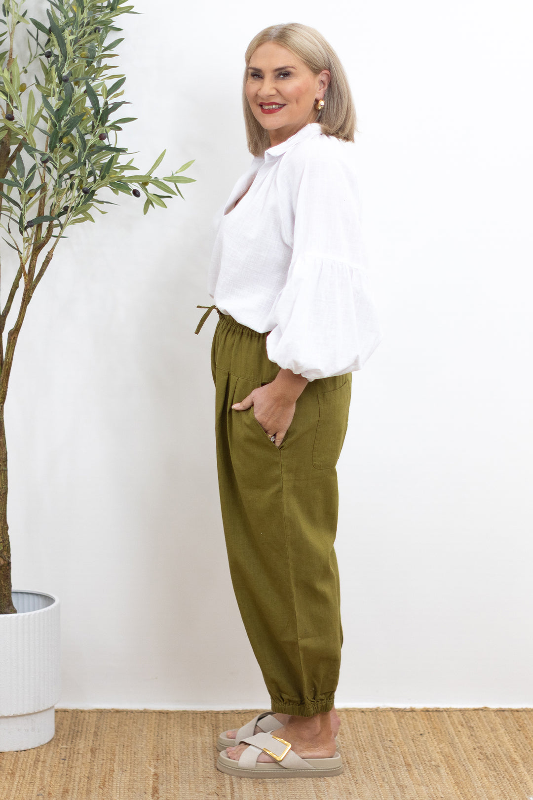 Kali Pants | Chartreuse