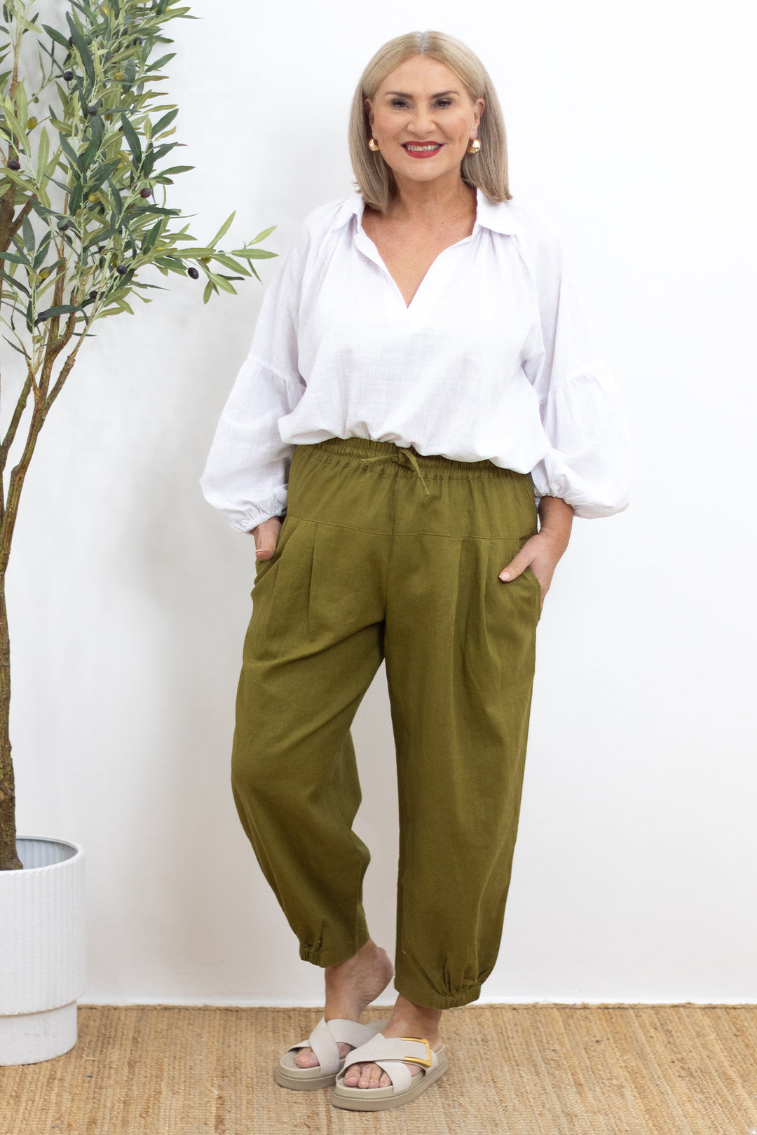 Kali Pants | Chartreuse