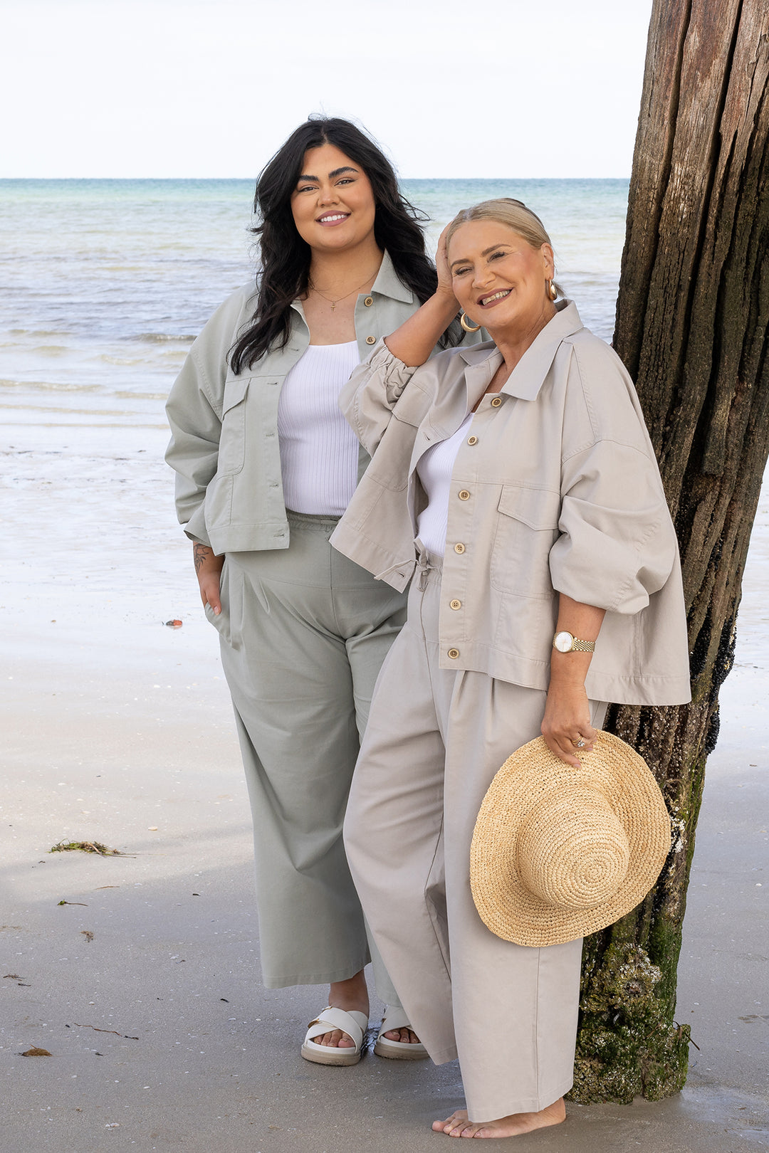 Oversized Linen Swing Jacket Linen | NATURAL