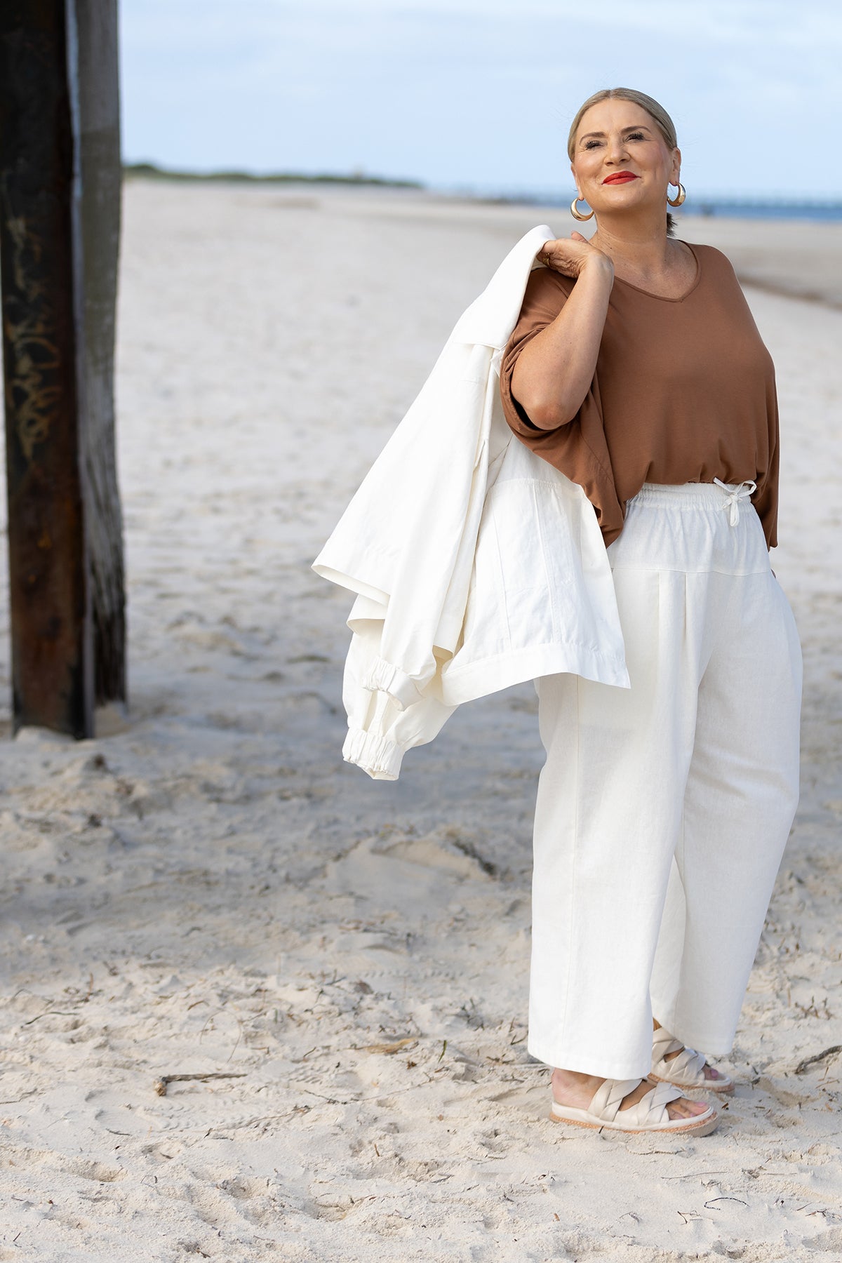 White swing jacket hotsell