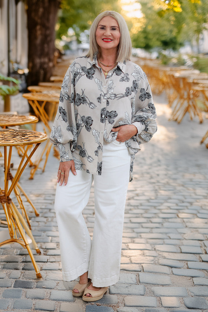 Belamy Shirt | BEIGE Flora