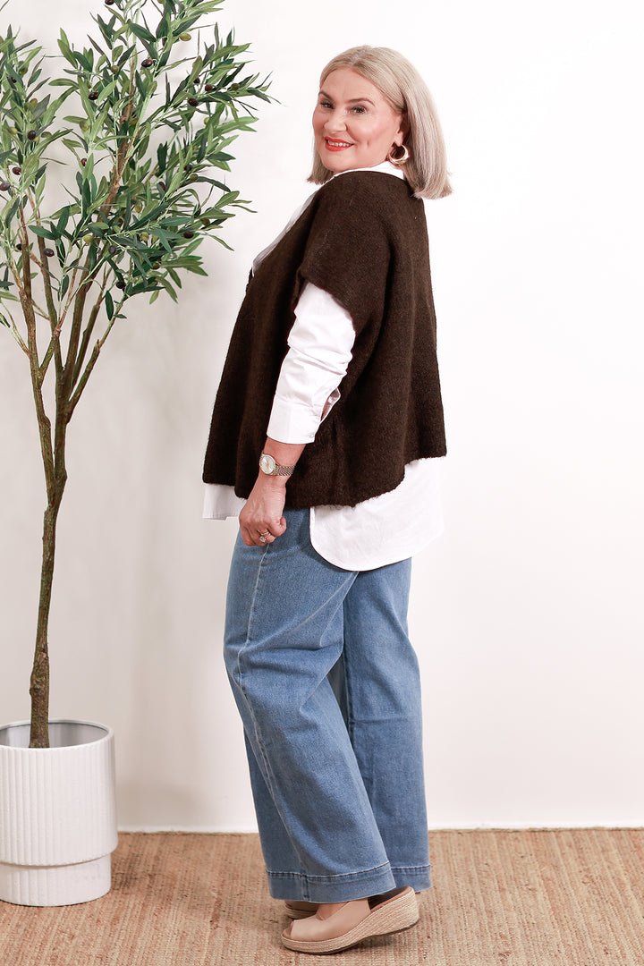 Lara Vest | CHOC BROWN
