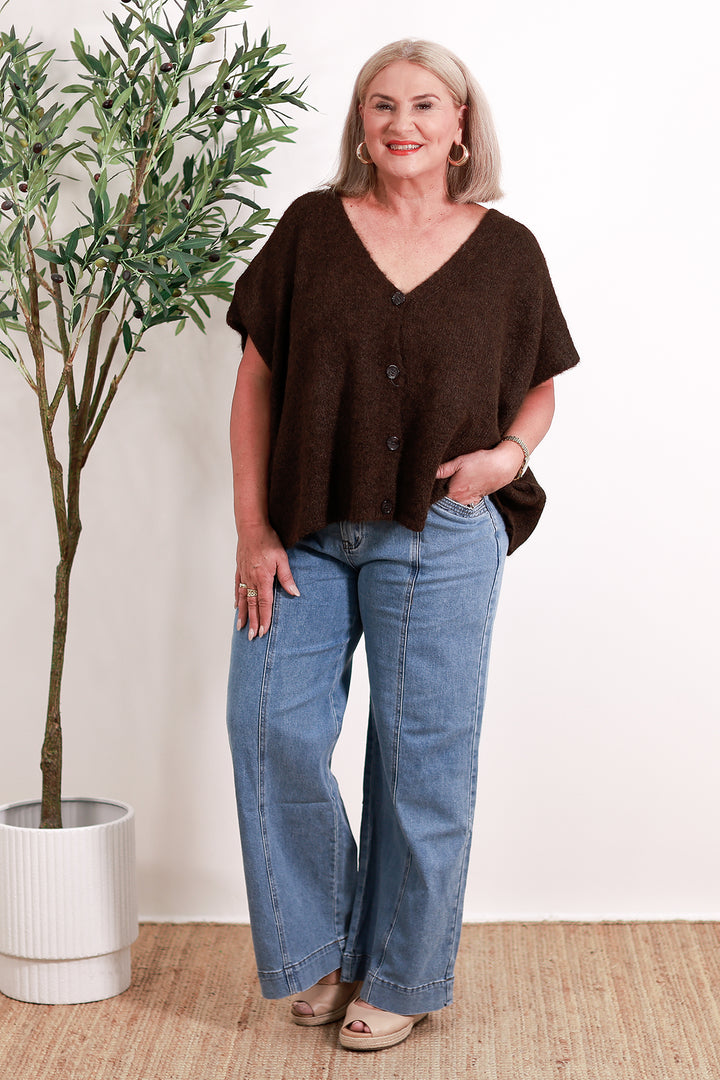 Lara Vest | CHOC BROWN