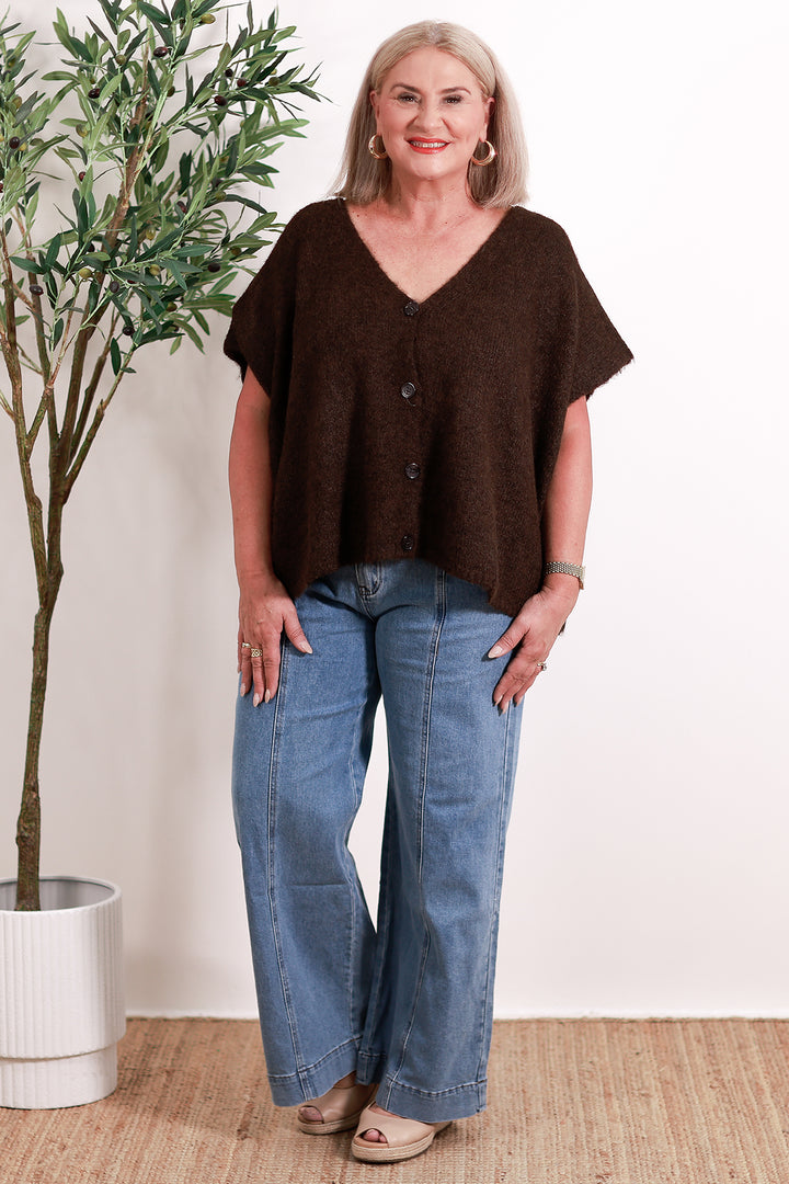 Lara Vest | CHOC BROWN