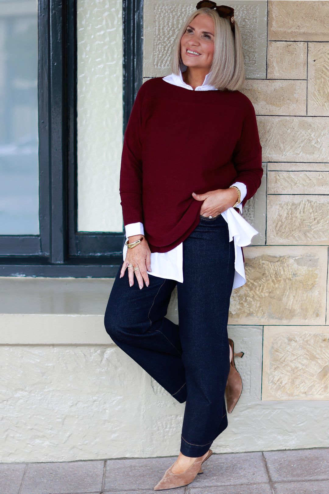 NEW Orlando Knit | MERLOT