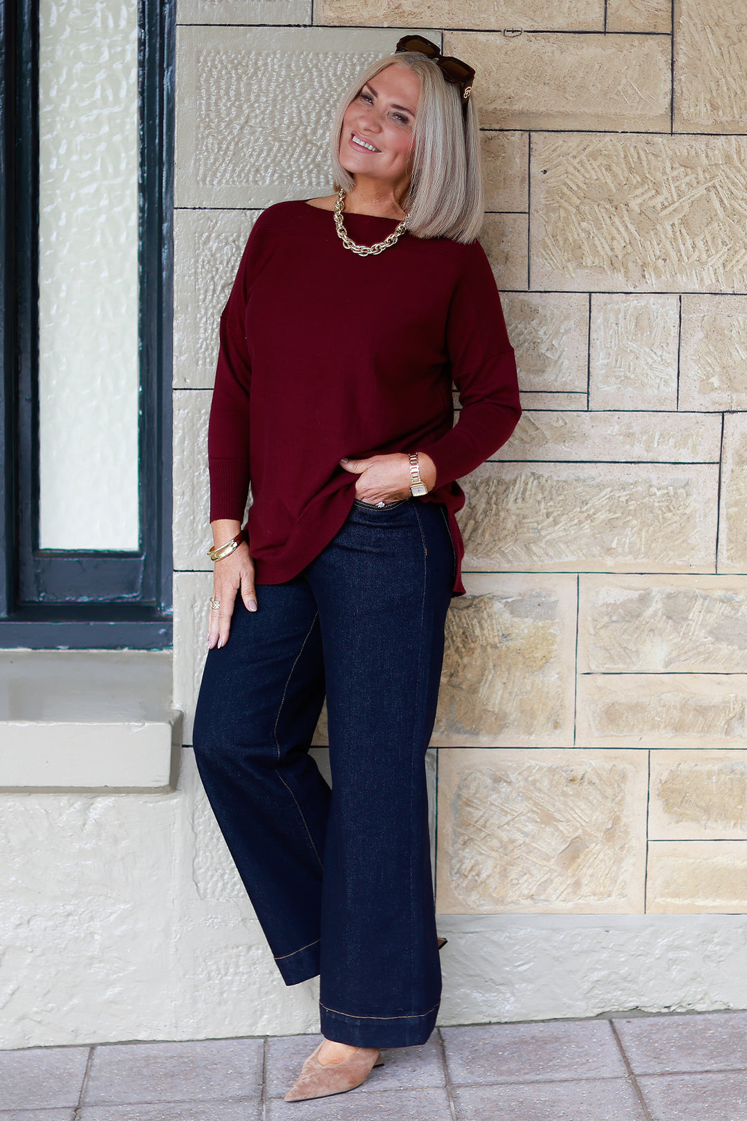 NEW Orlando Knit | MERLOT