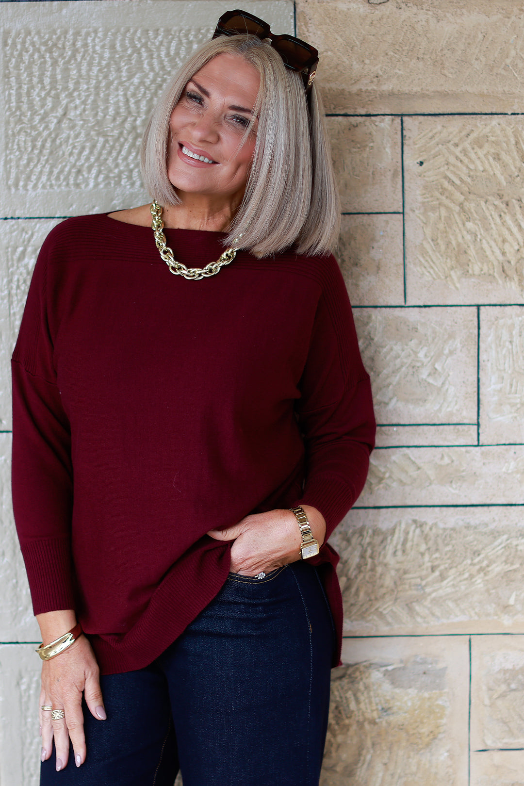 NEW Orlando Knit | MERLOT