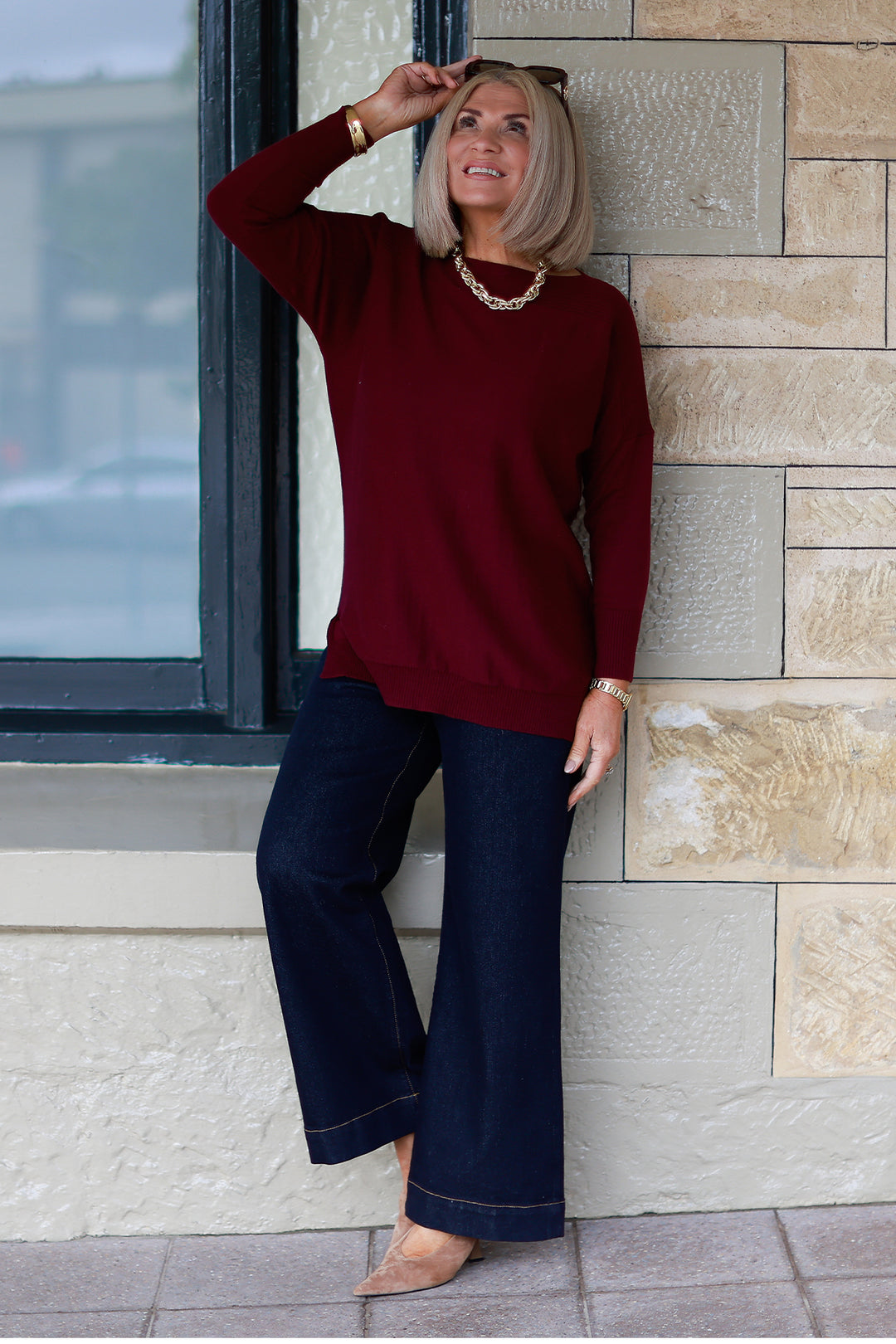 NEW Orlando Knit | MERLOT