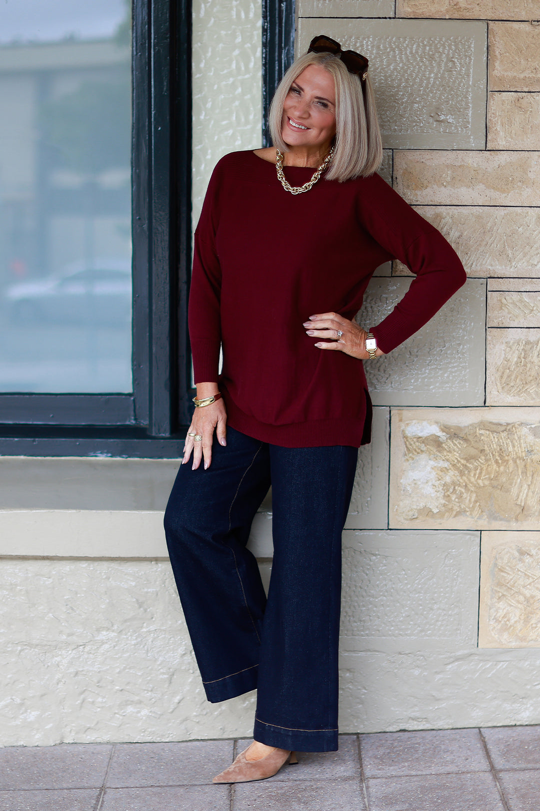 NEW Orlando Knit | MERLOT