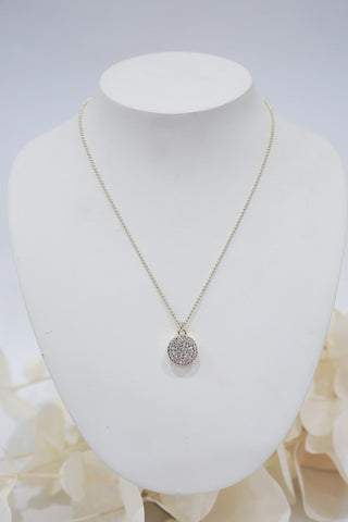 Stone Pebbled Tassel Necklace