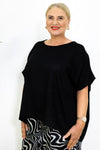 Liberty Drape Top | Black