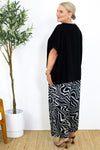 Liberty Drape Top | Black
