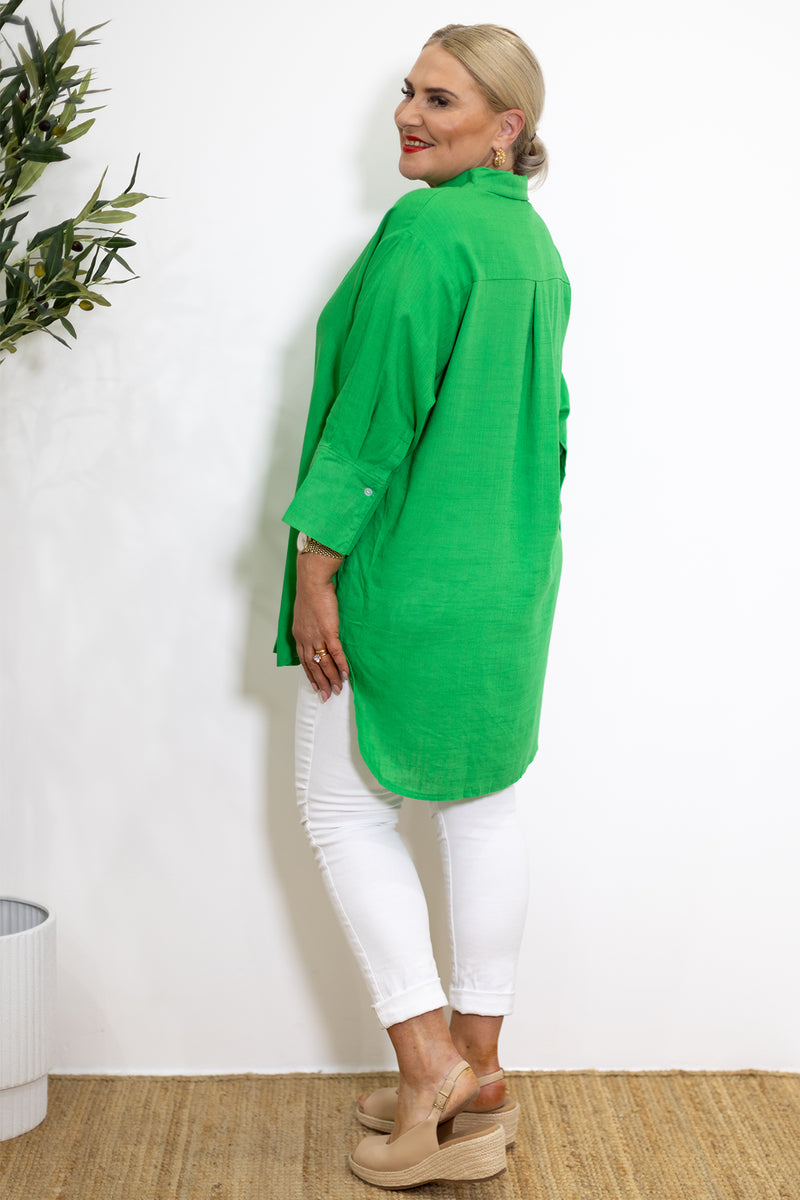 Londoner Oversized Shirt | Green