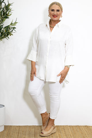 Oxford Collared Tunic | Pink