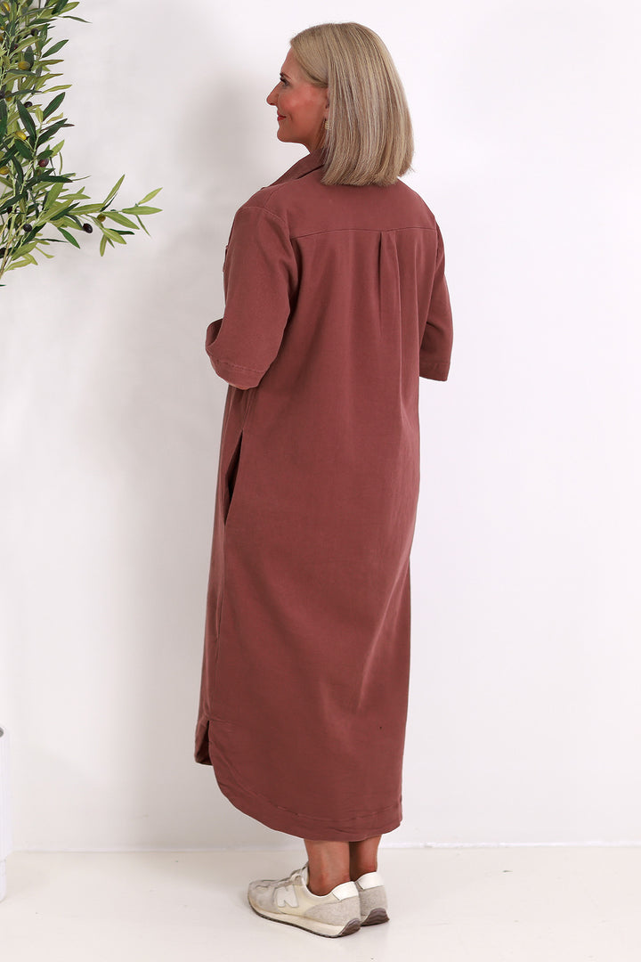 Malibu Denim Shirt Dress | COCO MYLK