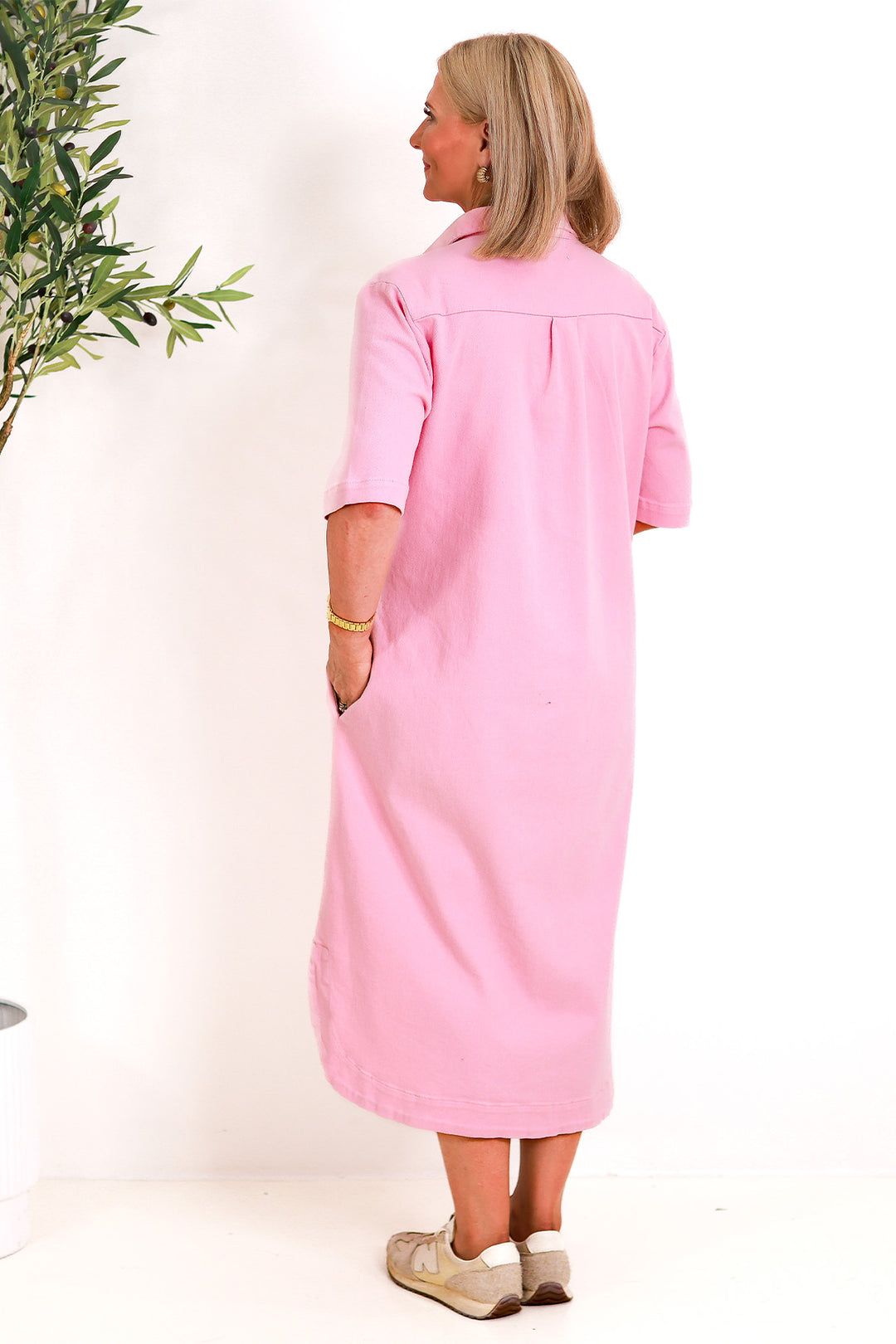 Malibu Denim Shirt Dress | PINK MUSK