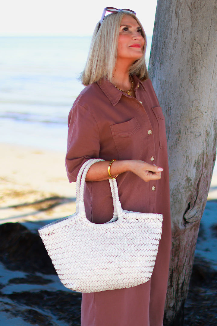 Malibu Denim Shirt Dress | COCO MYLK