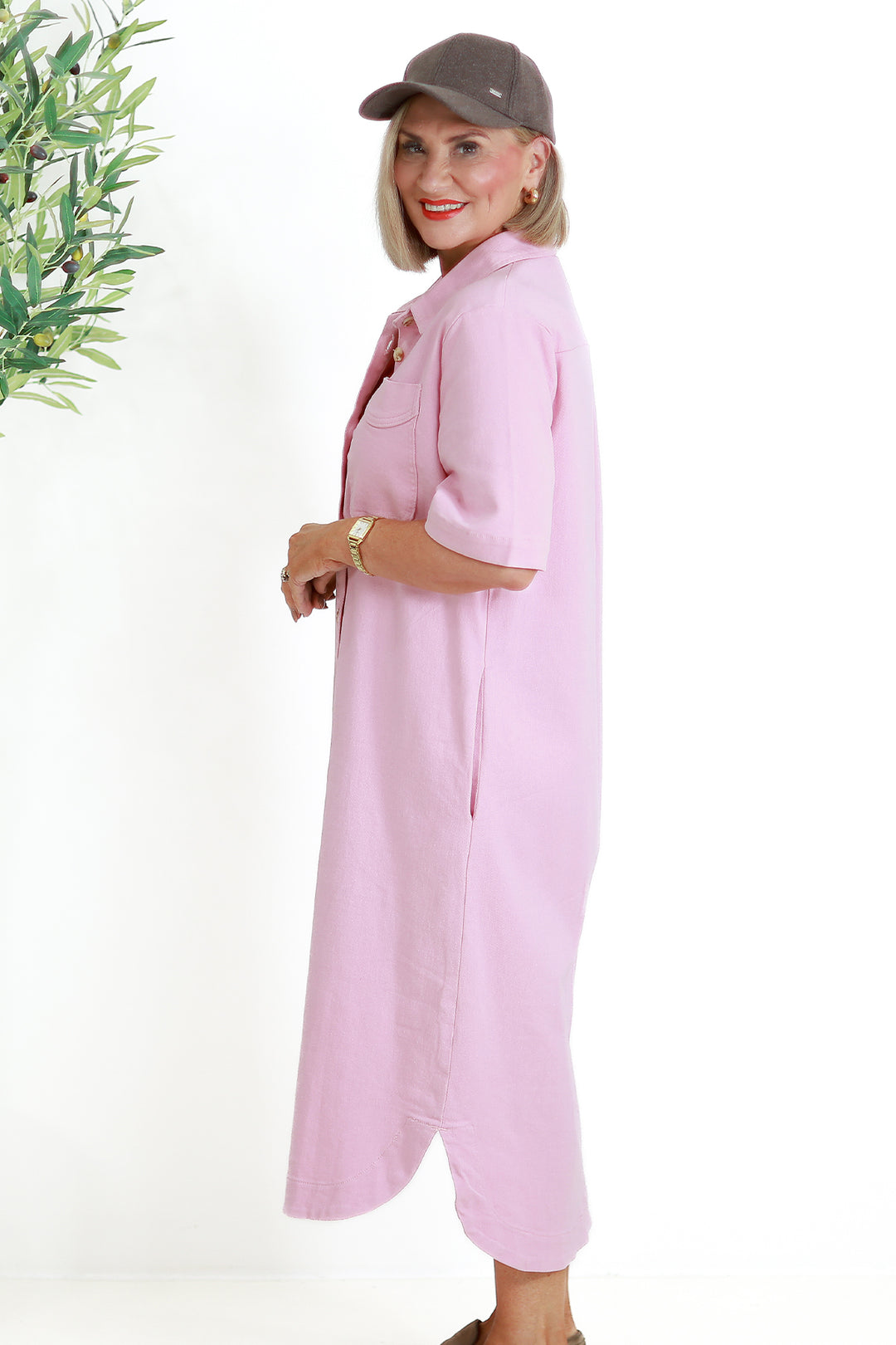Malibu Denim Shirt Dress | PINK MUSK