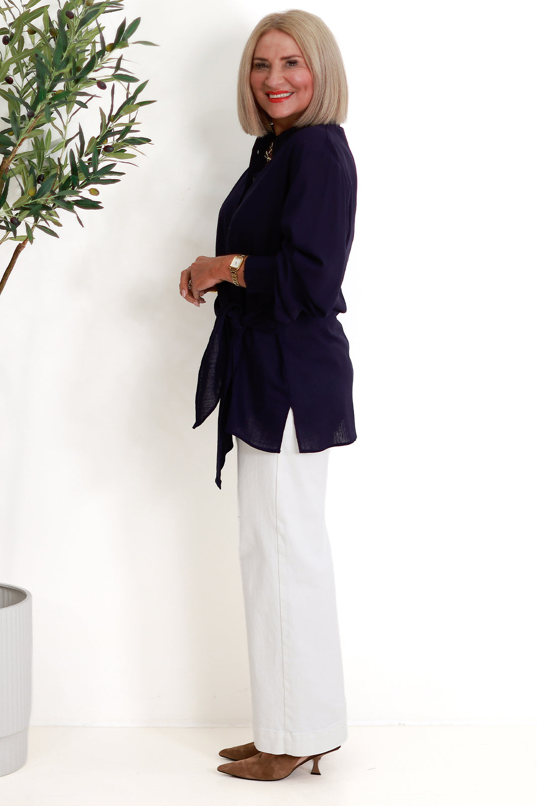 Sterling Tie Shirt | NAVY