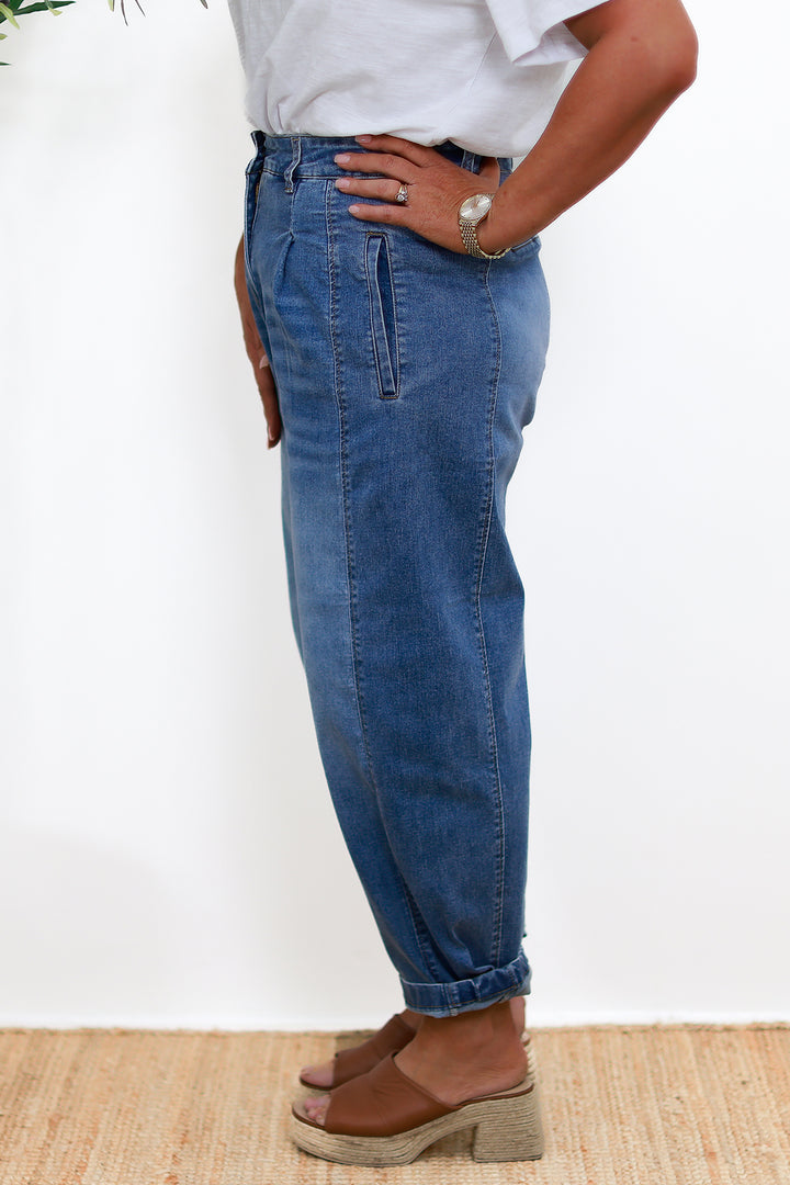 NEW Emmi Barrel Jean | LIGHT Stretch Denim