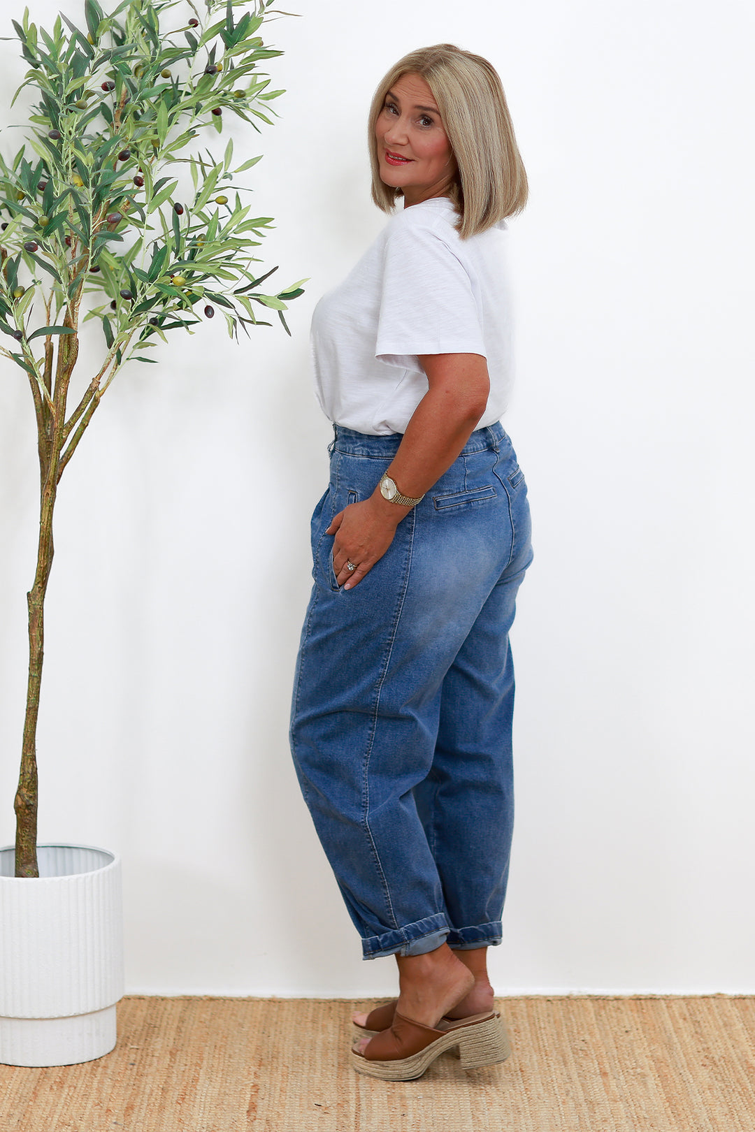 NEW Emmi Barrel Jean | LIGHT Stretch Denim