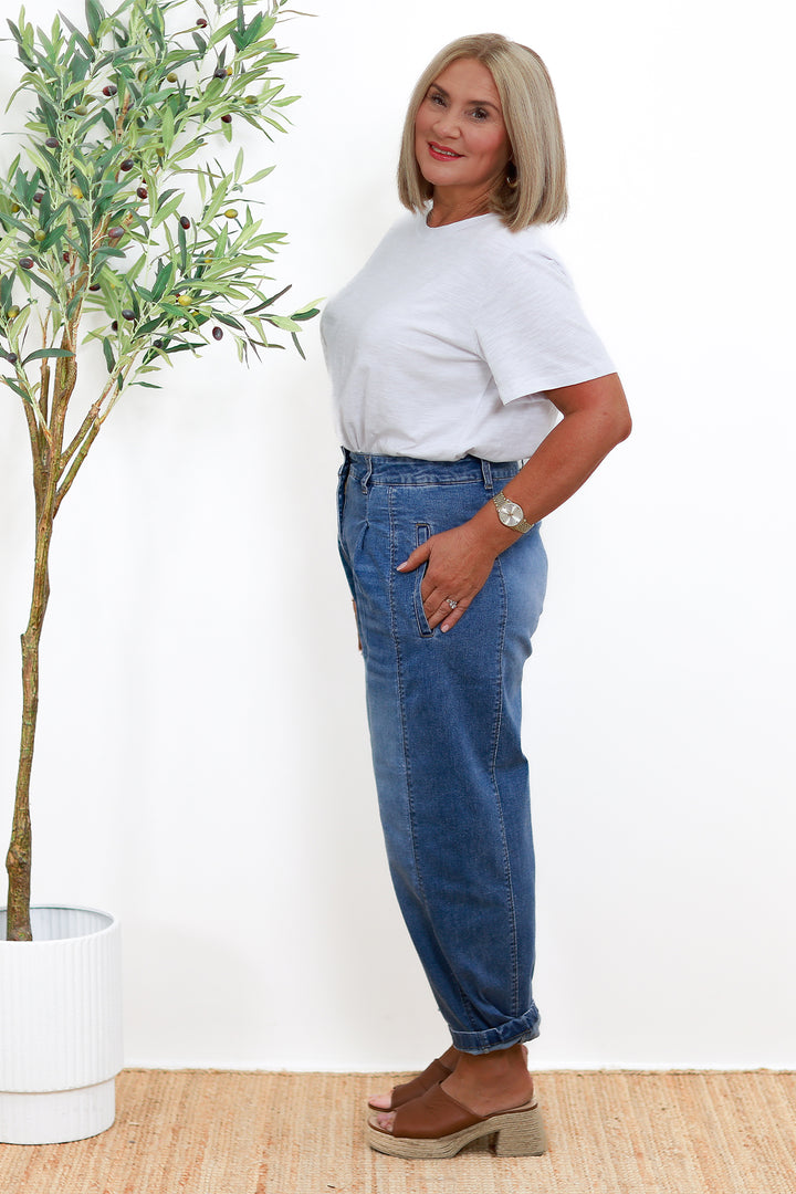 NEW Emmi Barrel Jean | LIGHT Stretch Denim