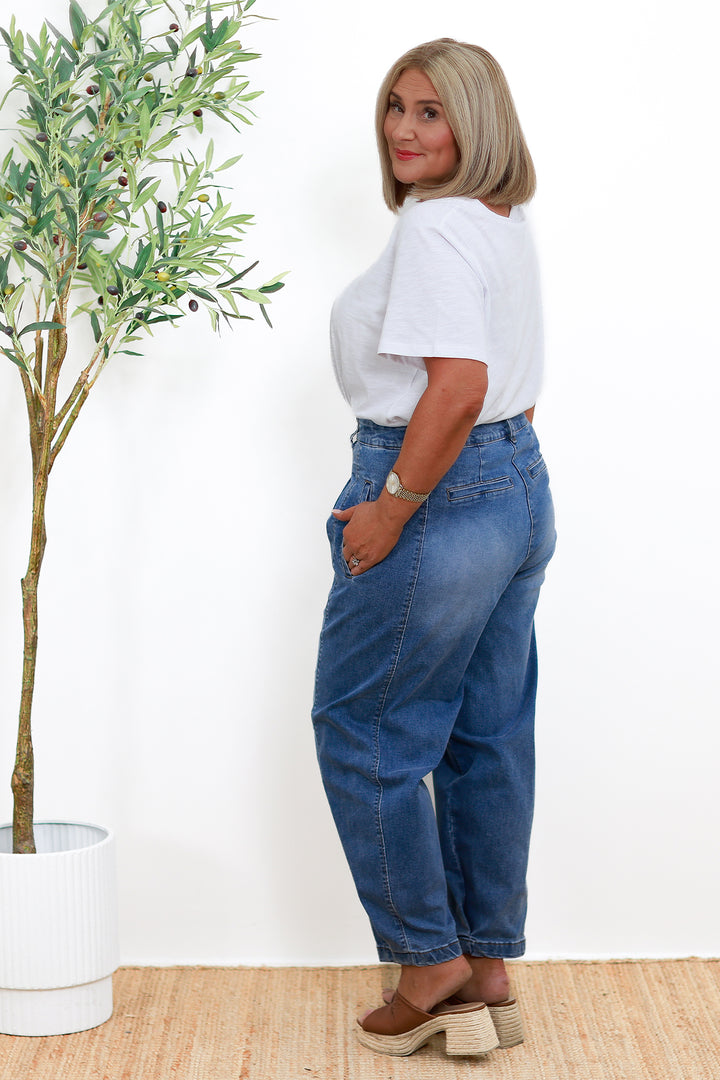 NEW Emmi Barrel Jean | LIGHT Stretch Denim