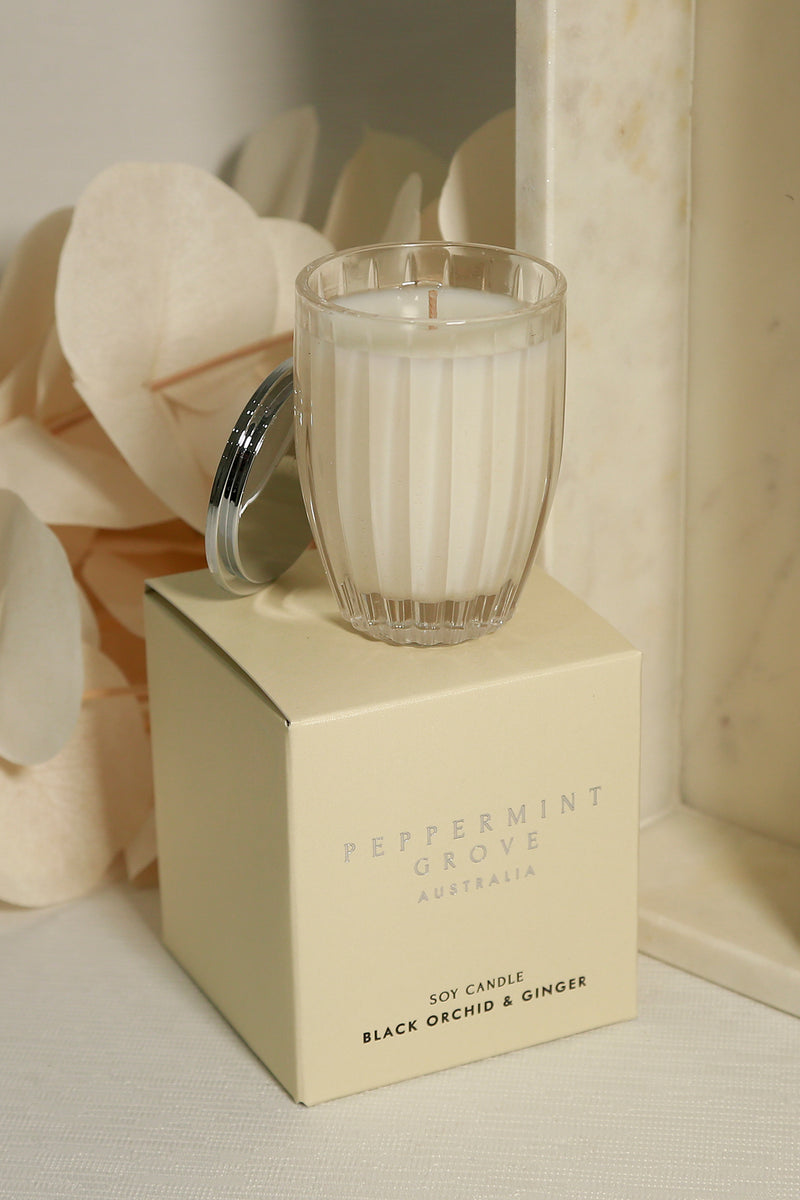 PEPPERMINT GROVE CANDLE 60G BLACK ORCHID & GINGER The Birch House