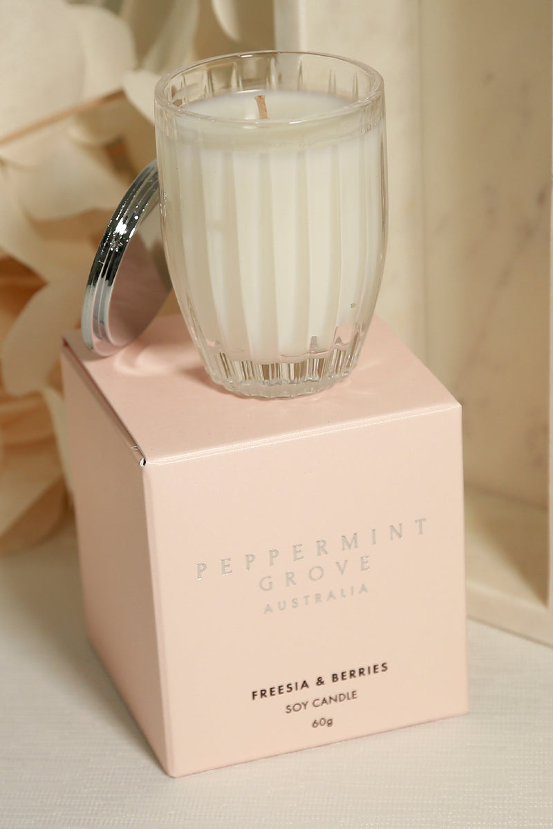 PEPPERMINT GROVE 60G CANDLE FREESIA & BERRIES The Birch House