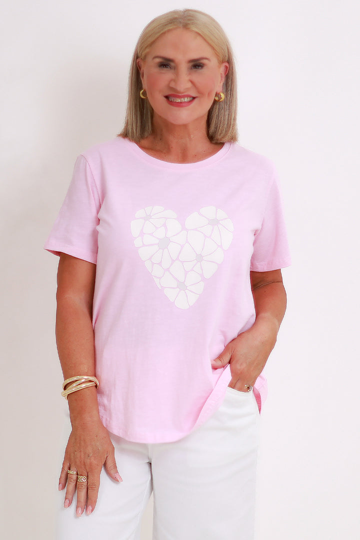 Young Hearts T-shirt | PINK