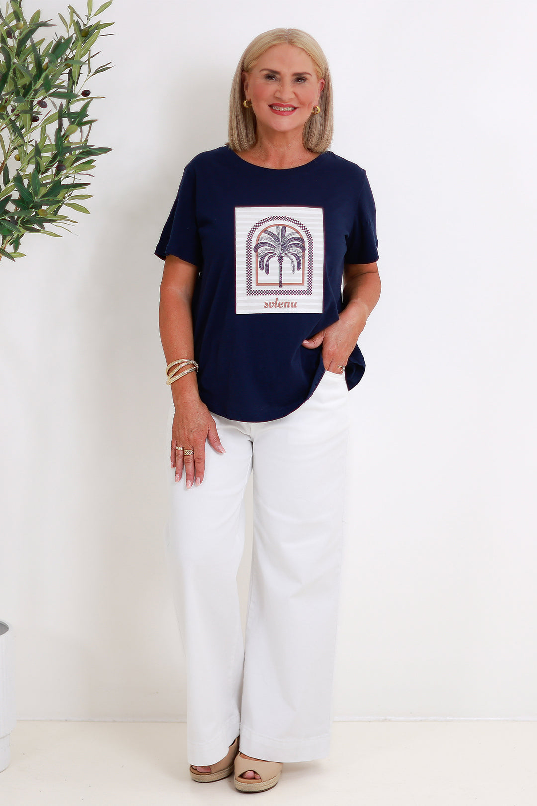 Solena TShirt | NAVY