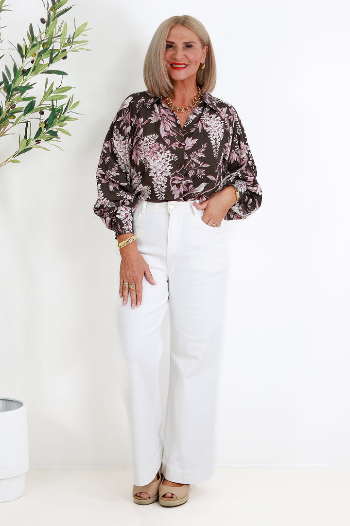 Rafina Shirt  | COCO BROWN